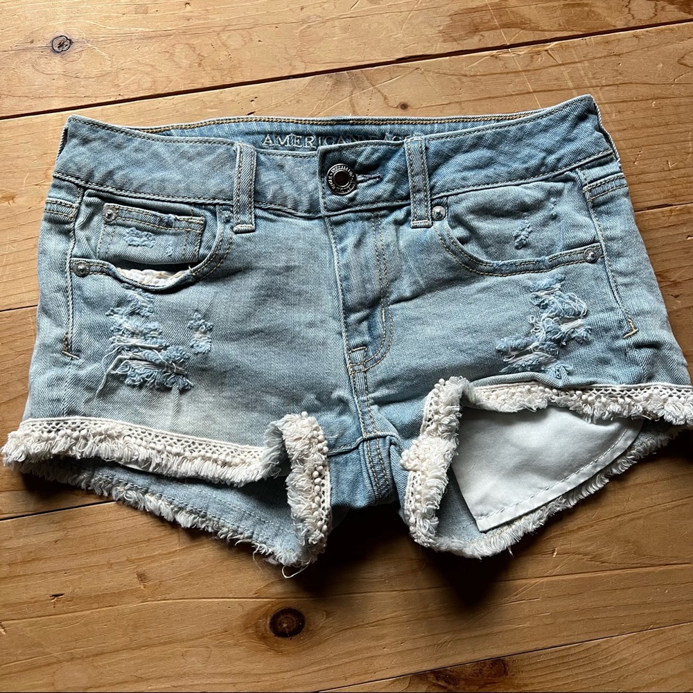 AE denim shortie